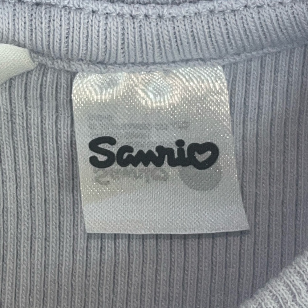 2 pc Sanrio x H&M Hello Kitty long Sleeve fitted ribbed girls tops - Picture 5 of 8